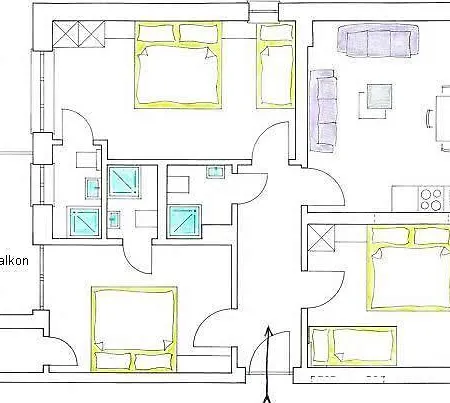 아파트 Bernkasteler Moselapartments *